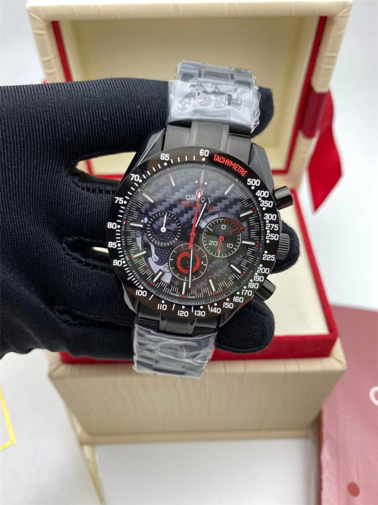 Men's Quartz Watch Chronograph 904L Stainless Steel 43mm-OG 93