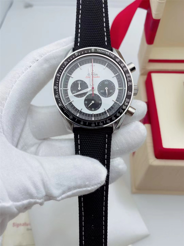 Men's Quartz Watch Chronograph 904L Stainless Steel 42mm-OG 80