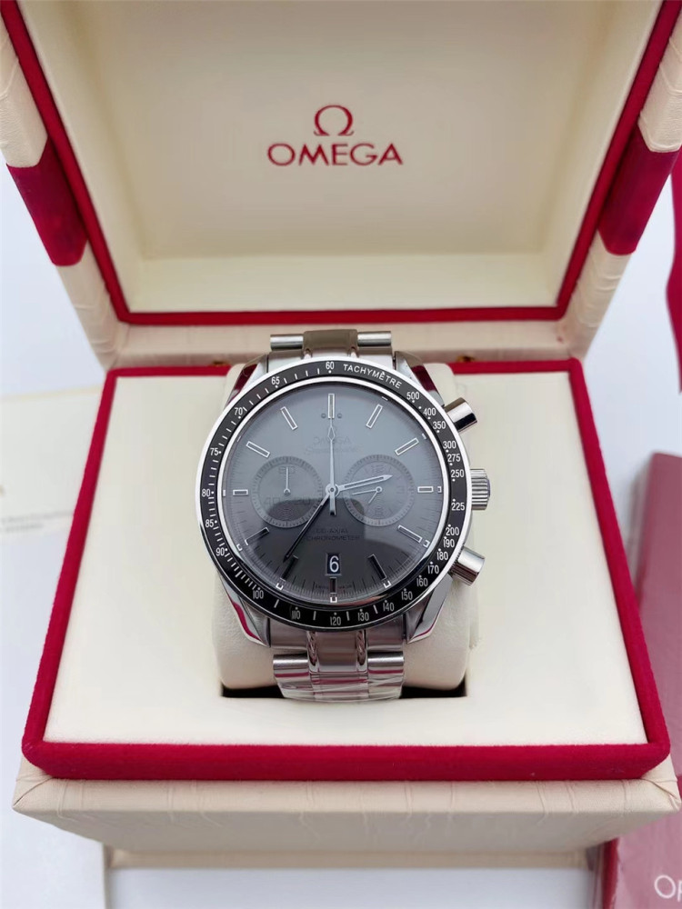 Men's Quartz Watch Chronograph 904L Stainless Steel 42mm-OG 65