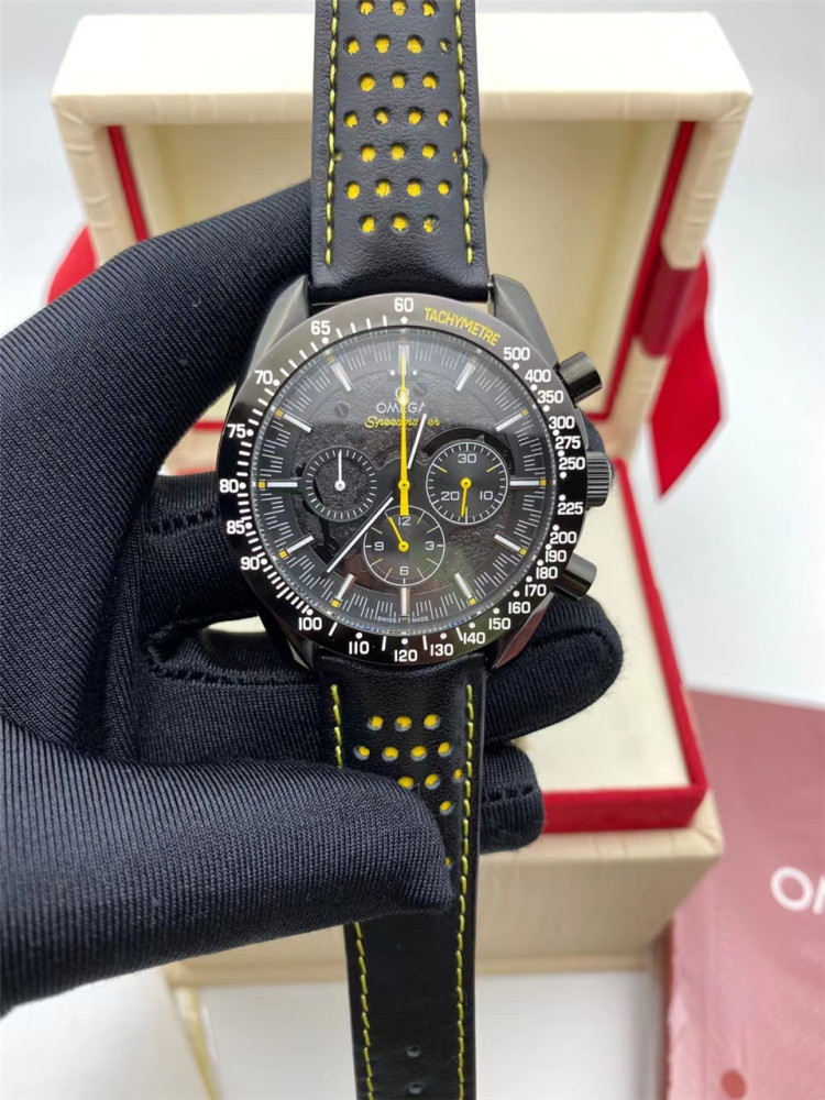 Men's Quartz Watch Chronograph 904L Stainless Steel 43mm-OG 93