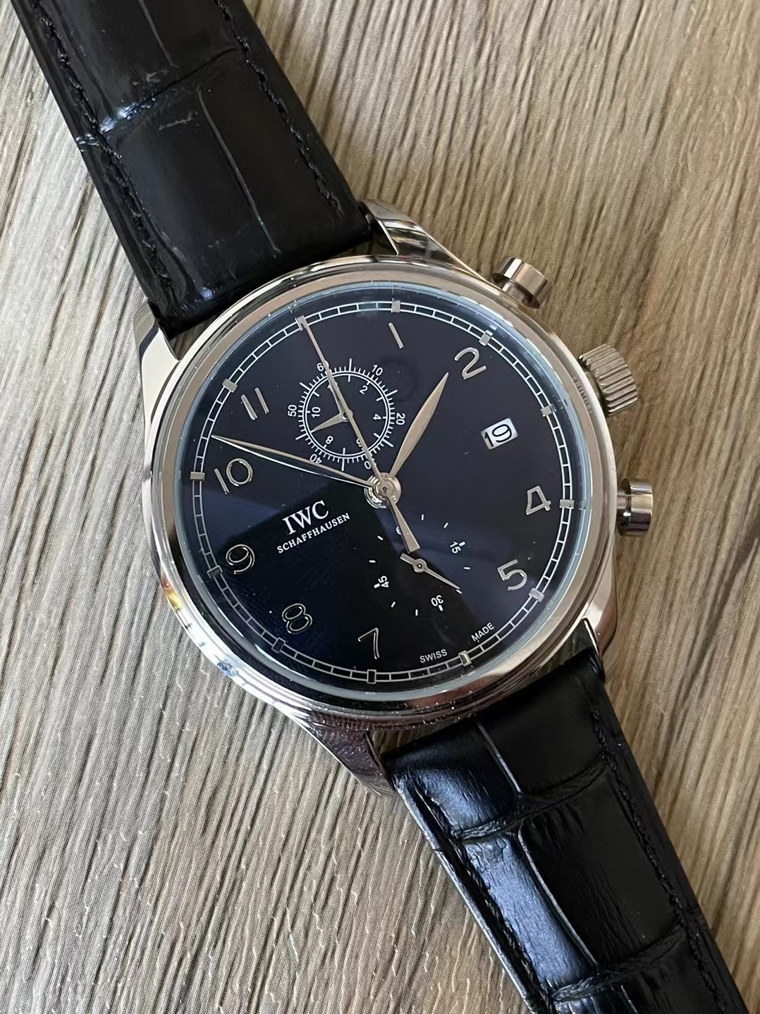 Men's Quartz Watch Chronograph 904L Stainless Steel 42mm-IC69