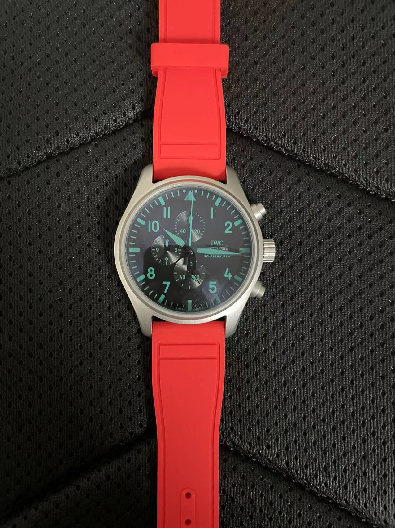 Men's Quartz Watch Chronograph 904L Stainless Steel 42mm-IC76