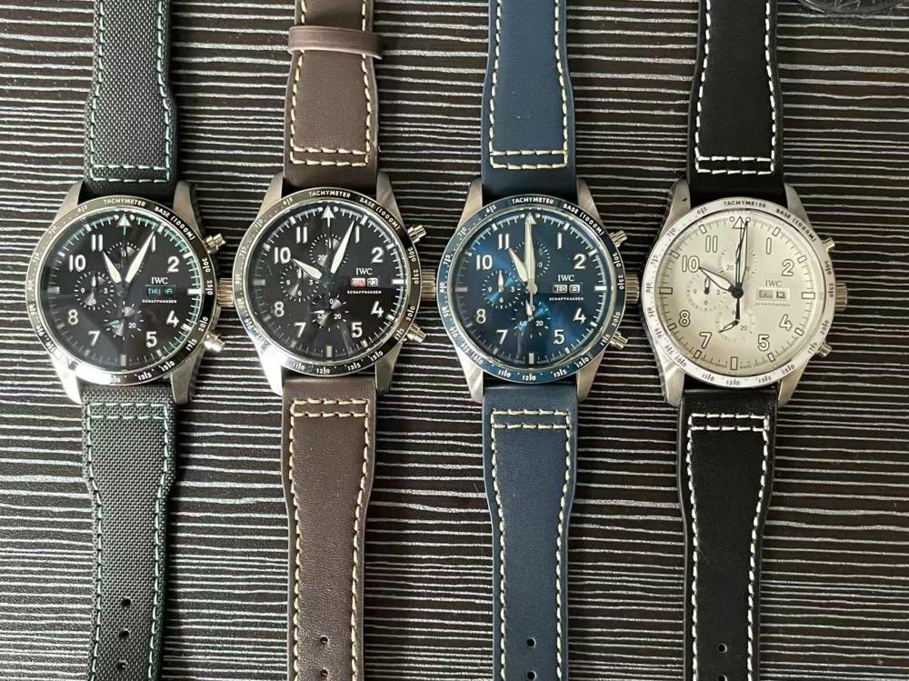 Men's Quartz Watch Chronograph 904L Stainless Steel 43mm-IC89