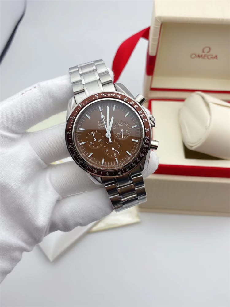 Men's Quartz Watch Chronograph 904L Stainless Steel 42mm-OG 63