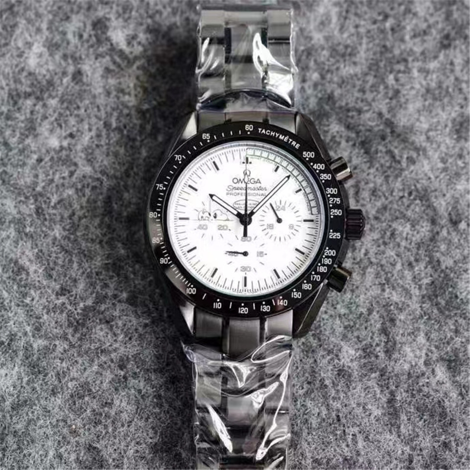 Men's Quartz Watch Chronograph 904L Stainless Steel 42mm-OG 89