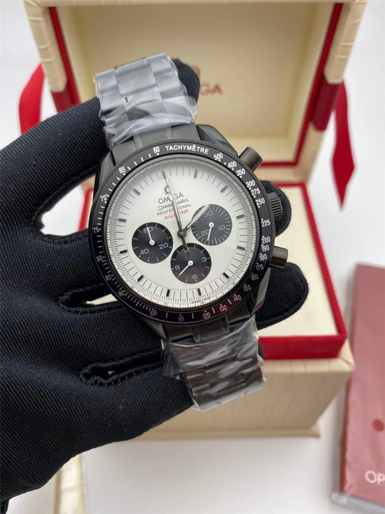 Men's Quartz Watch Chronograph 904L Stainless Steel 44mm-OG 91