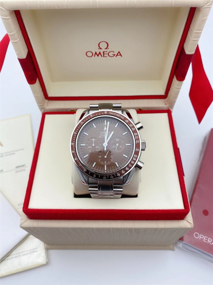 Men's Quartz Watch Chronograph 904L Stainless Steel 42mm-OG 63
