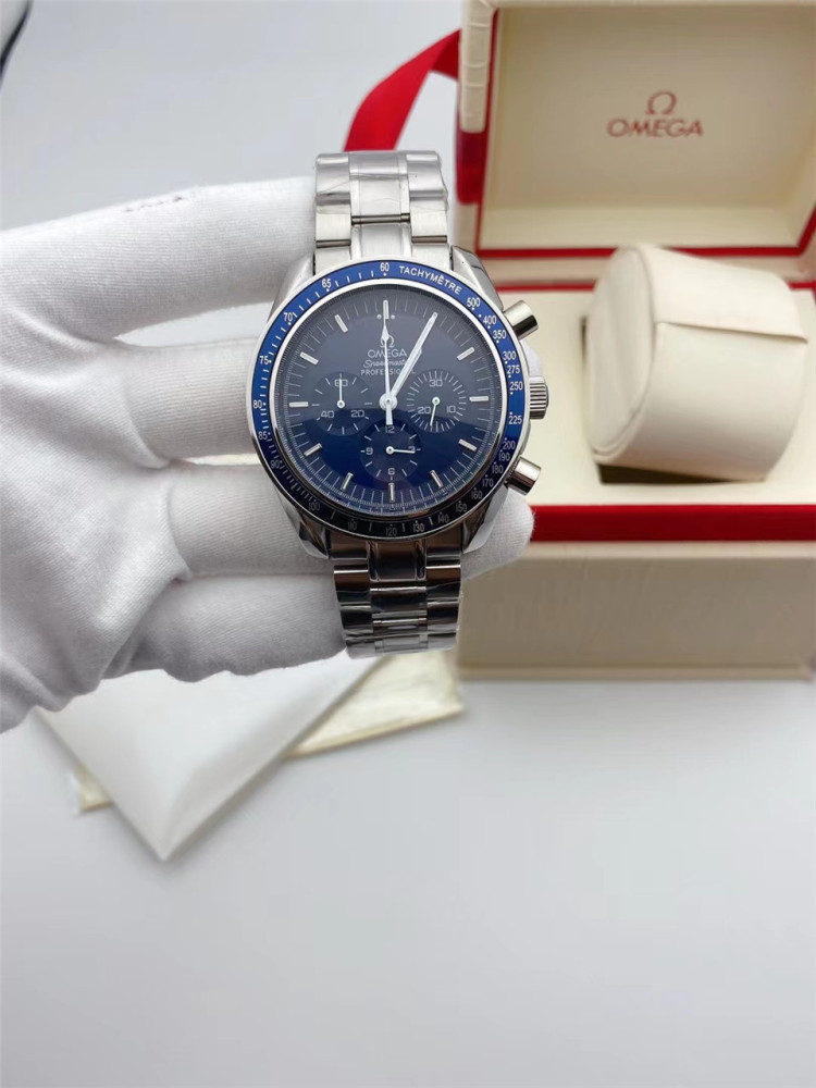 Men's Quartz Watch Chronograph 904L Stainless Steel 42mm-OG 63
