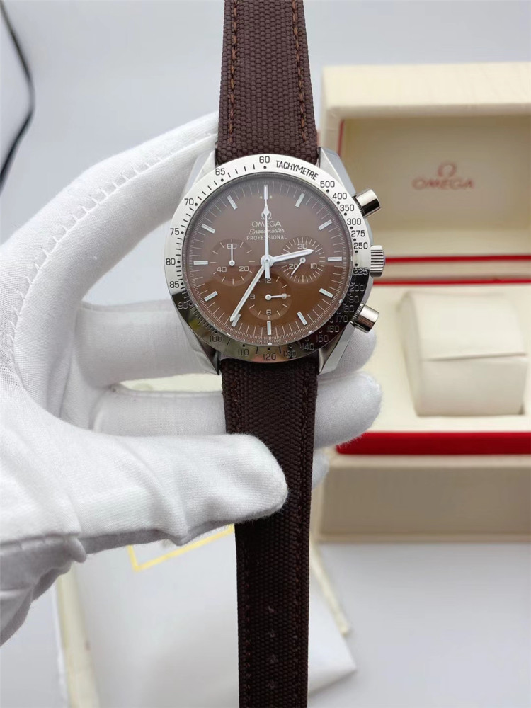 Men's Quartz Watch Chronograph 904L Stainless Steel 42mm-OG 75