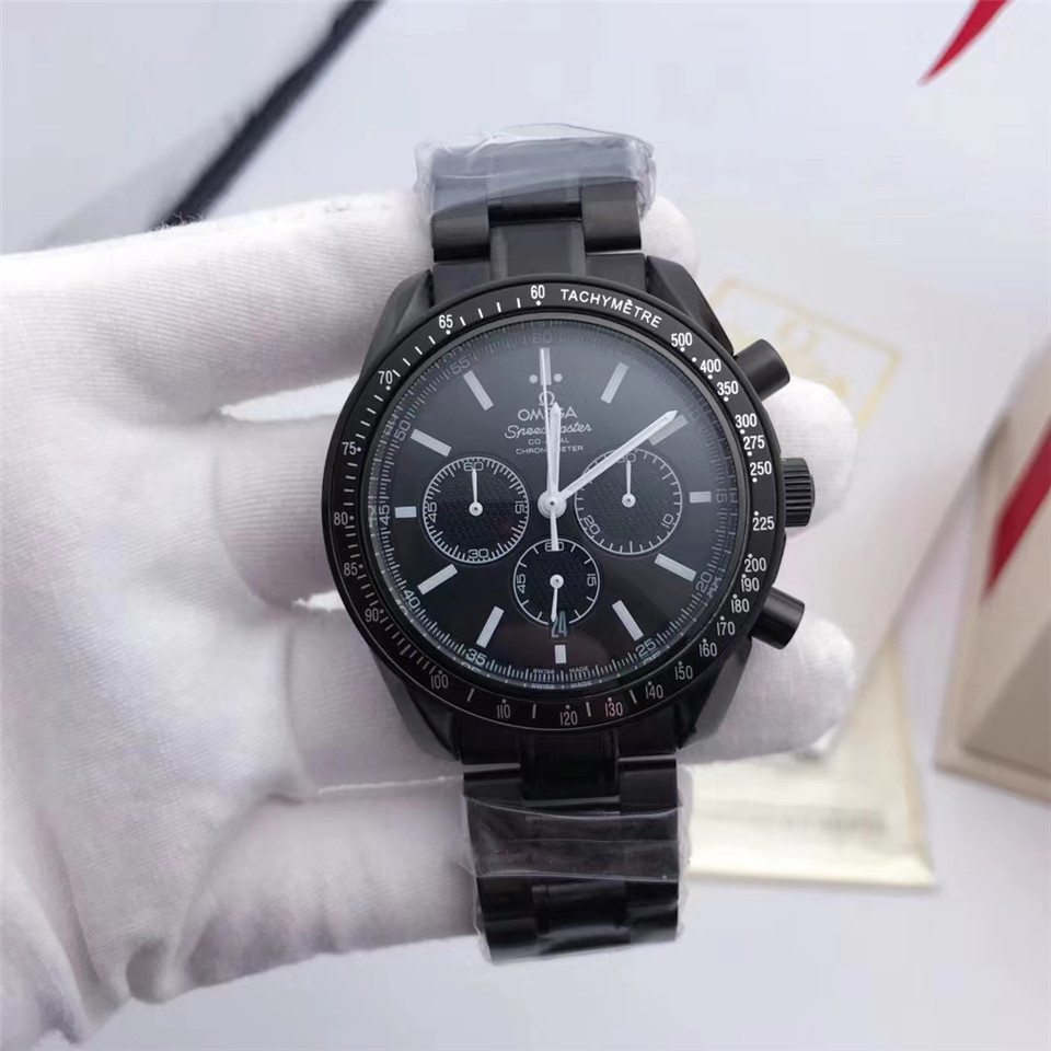 Men's Quartz Watch Chronograph 904L Stainless Steel 42mm-OG 69