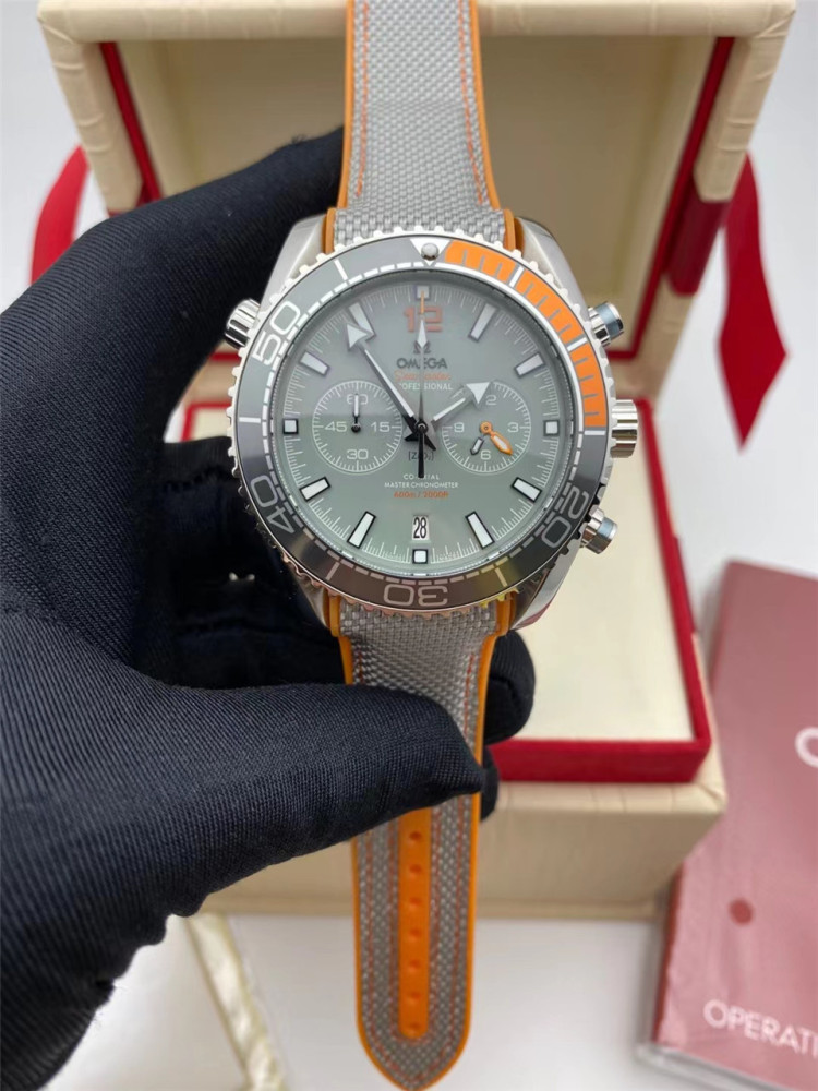 Men's Quartz Watch Chronograph 904L Stainless Steel 42mm-OG 64