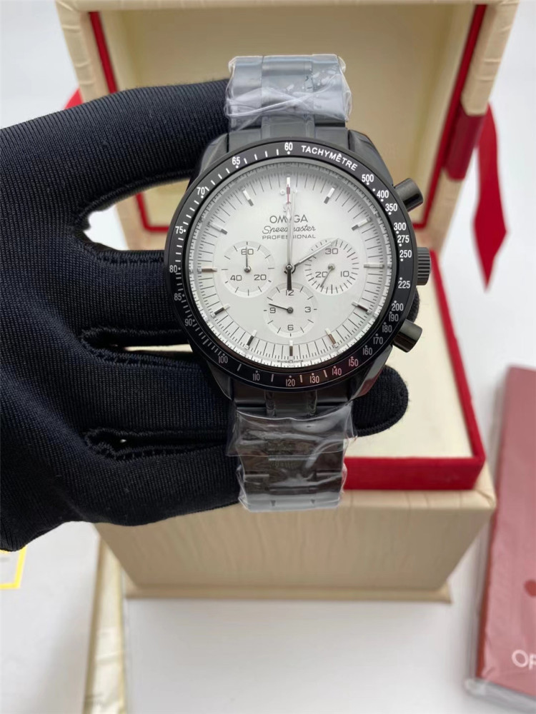 Men's Quartz Watch Chronograph 904L Stainless Steel 44mm-OG 91