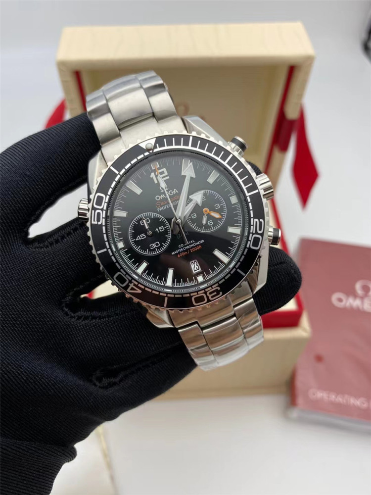 Men's Quartz Watch Chronograph 904L Stainless Steel 42mm-OG 70