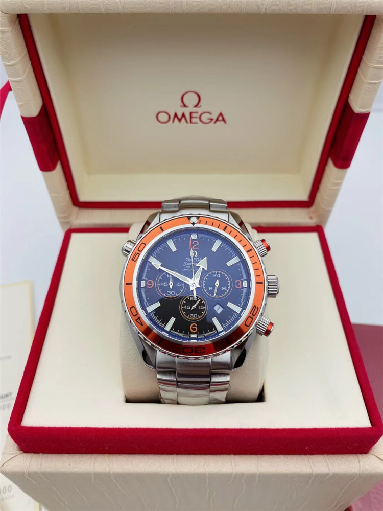 Men's Quartz Watch Chronograph 904L Stainless Steel 42mm-OG 78