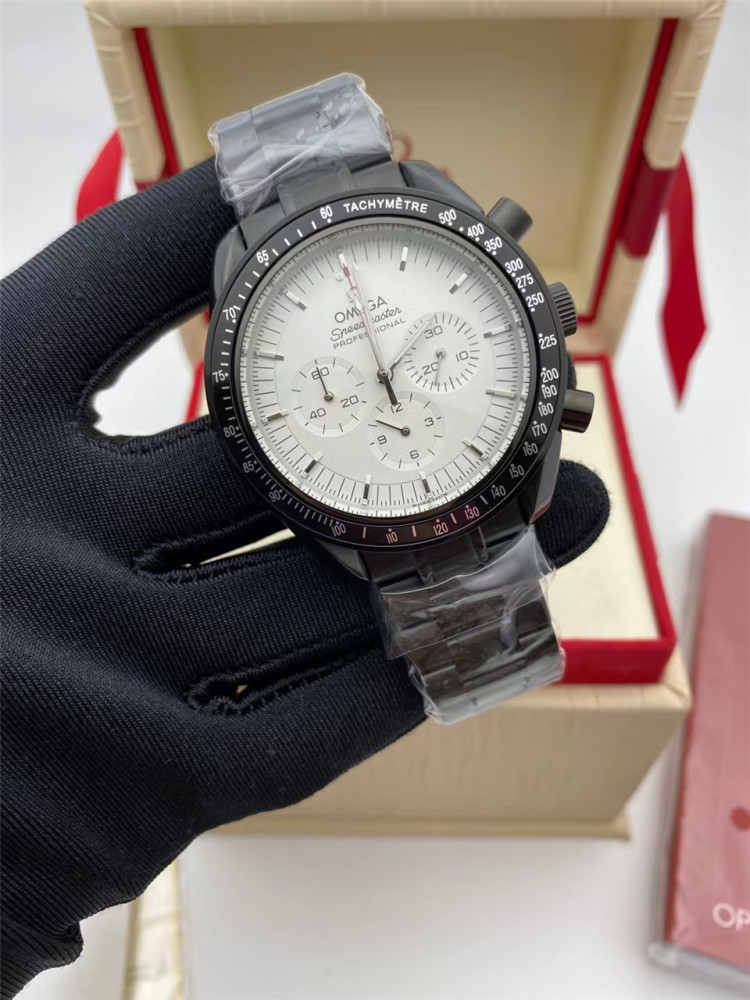 Men's Quartz Watch Chronograph 904L Stainless Steel 44mm-OG 91