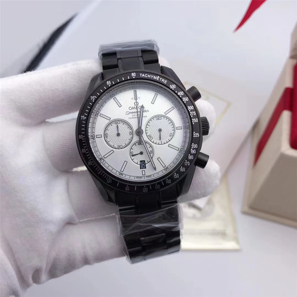 Men's Quartz Watch Chronograph 904L Stainless Steel 42mm-OG 69