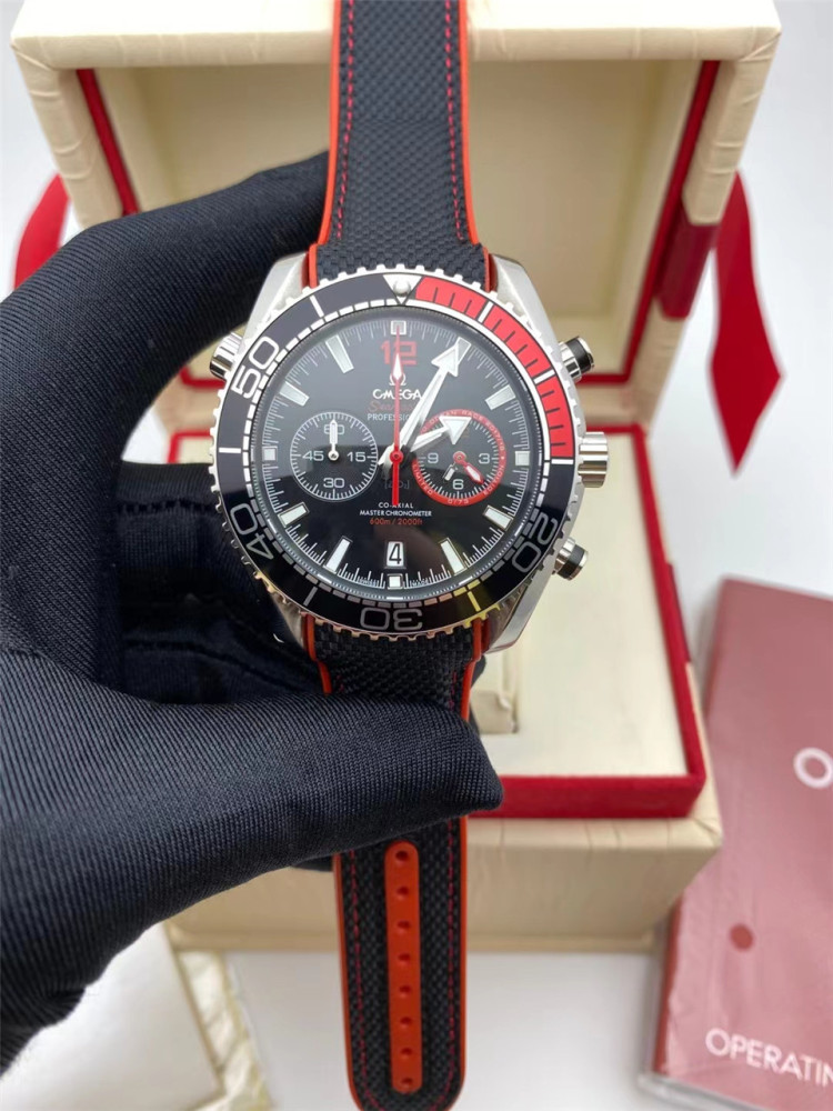 Men's Quartz Watch Chronograph 904L Stainless Steel 42mm-OG 64