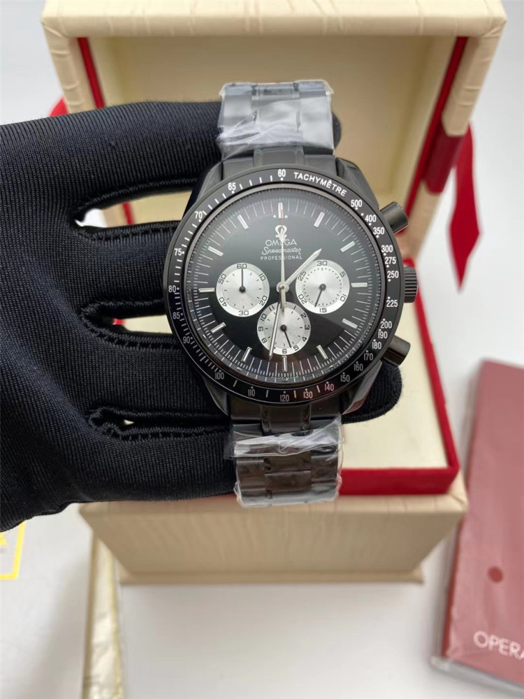 Men's Quartz Watch Chronograph 904L Stainless Steel 44mm-OG 91