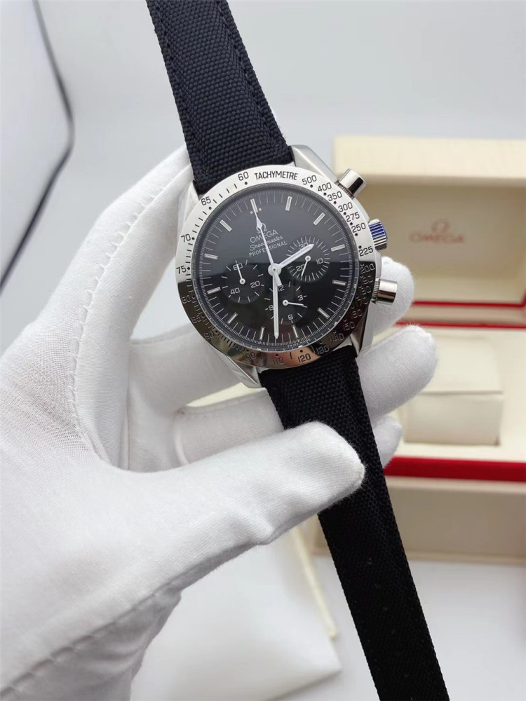 Men's Quartz Watch Chronograph 904L Stainless Steel 42mm-OG 75