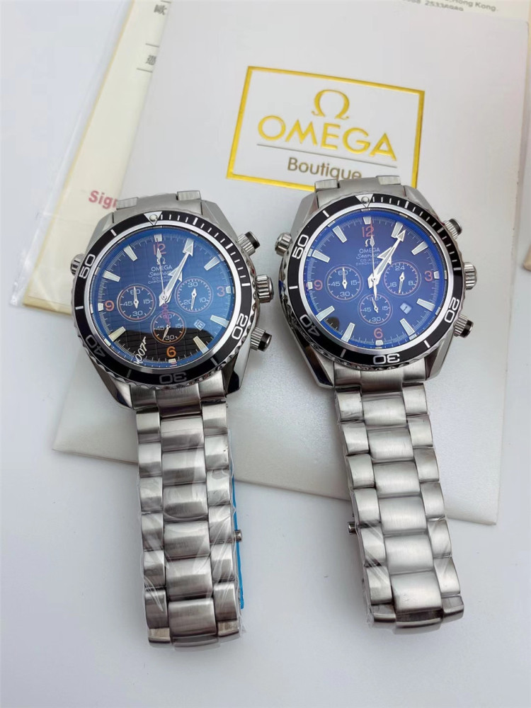 Men's Quartz Watch Chronograph 904L Stainless Steel 42mm-OG 78