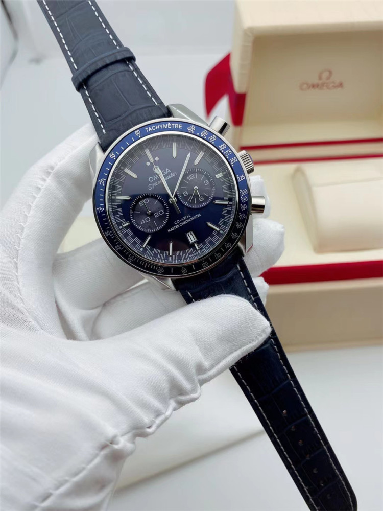 Men's Quartz Watch Chronograph 904L Stainless Steel 42mm-OG 67