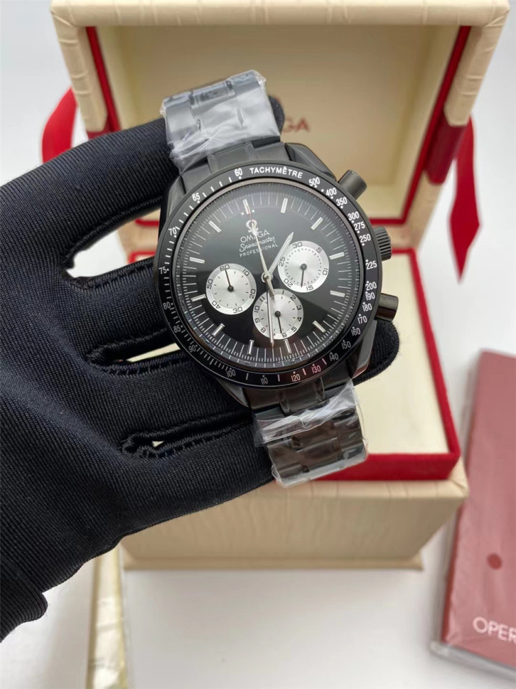 Men's Quartz Watch Chronograph 904L Stainless Steel 44mm-OG 91