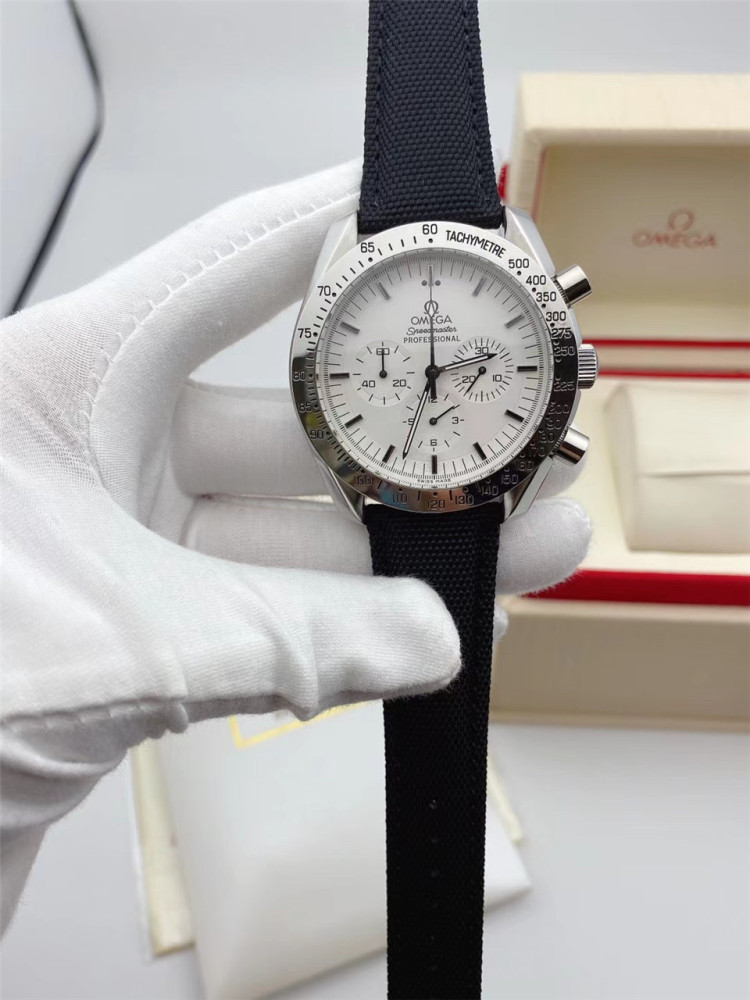Men's Quartz Watch Chronograph 904L Stainless Steel 42mm-OG 75