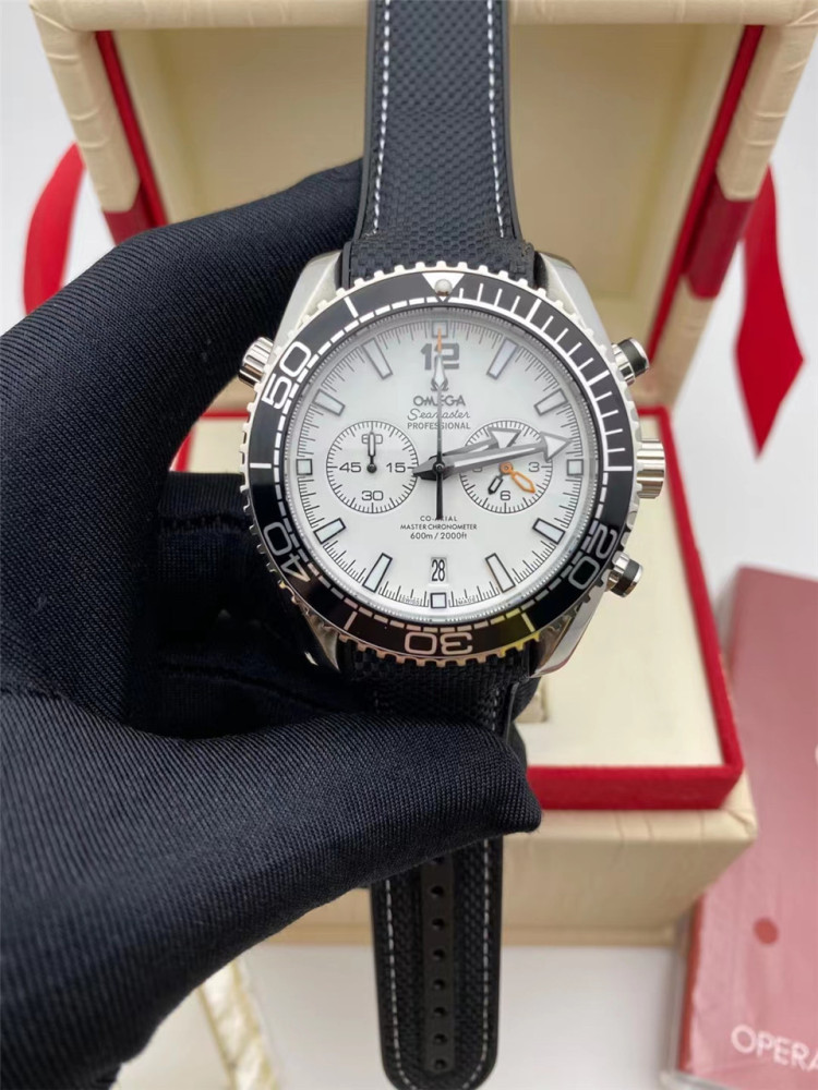 Men's Quartz Watch Chronograph 904L Stainless Steel 42mm-OG 64