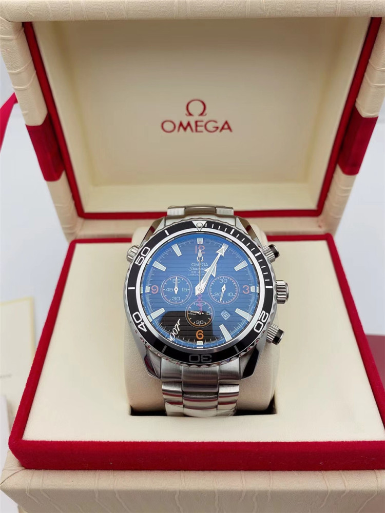 Men's Quartz Watch Chronograph 904L Stainless Steel 42mm-OG 78