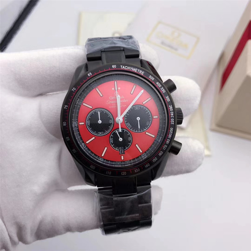Men's Quartz Watch Chronograph 904L Stainless Steel 42mm-OG 69