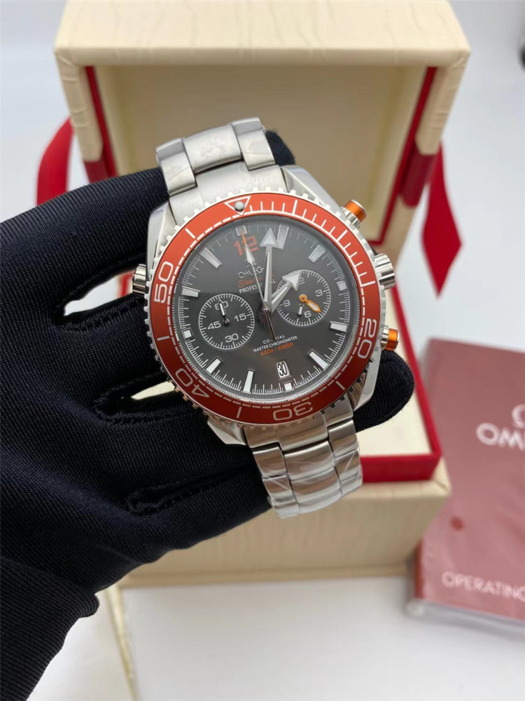 Men's Quartz Watch Chronograph 904L Stainless Steel 42mm-OG 70