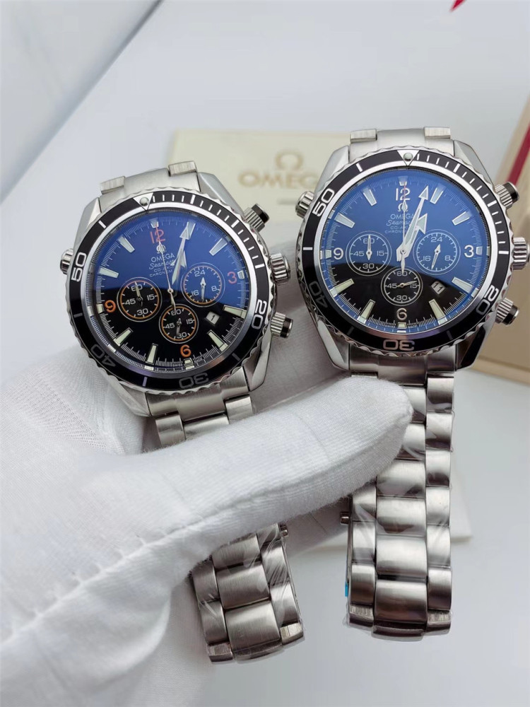Men's Quartz Watch Chronograph 904L Stainless Steel 42mm-OG 78