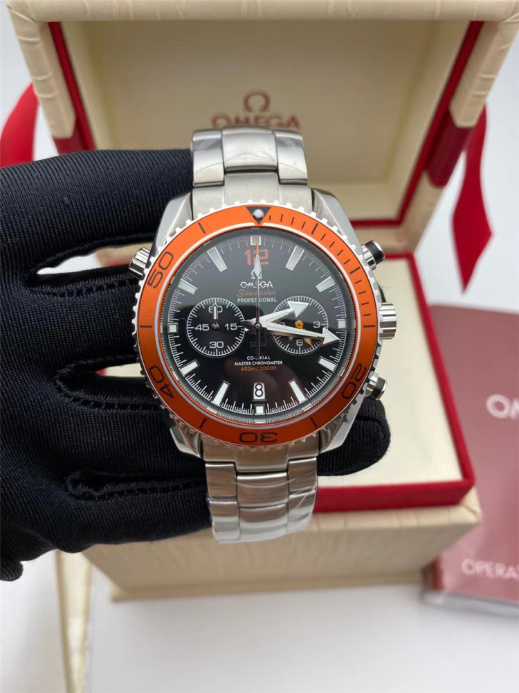 Men's Quartz Watch Chronograph 904L Stainless Steel 42mm-OG 70