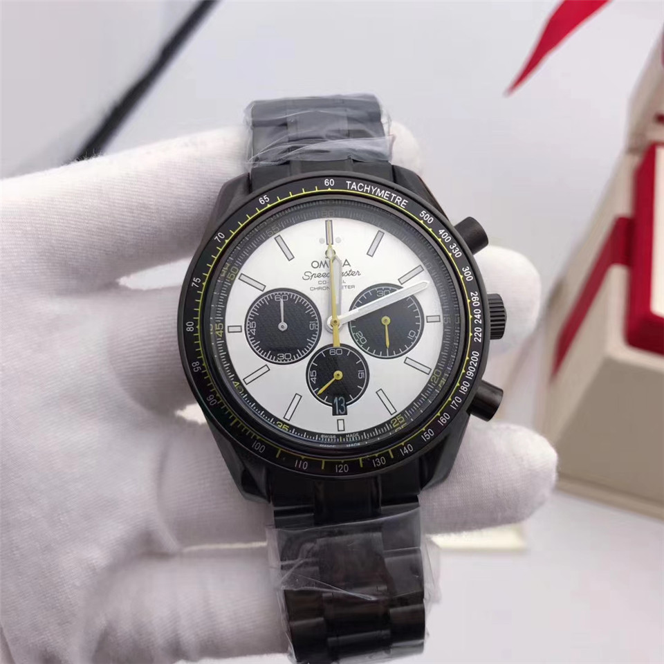 Men's Quartz Watch Chronograph 904L Stainless Steel 42mm-OG 69
