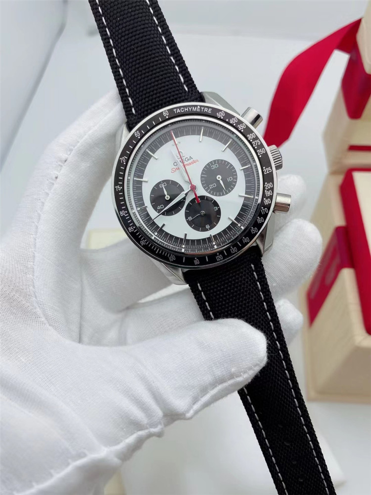 Men's Quartz Watch Chronograph 904L Stainless Steel 42mm-OG 80