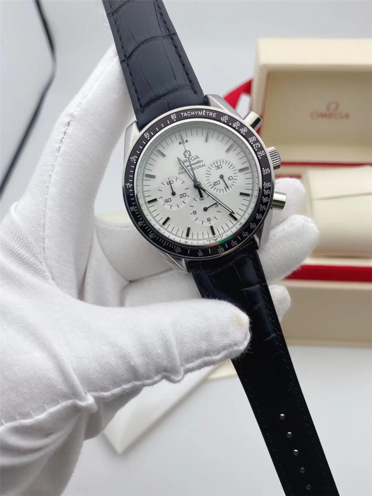 Men's Quartz Watch Chronograph 904L Stainless Steel 42mm-OG 63