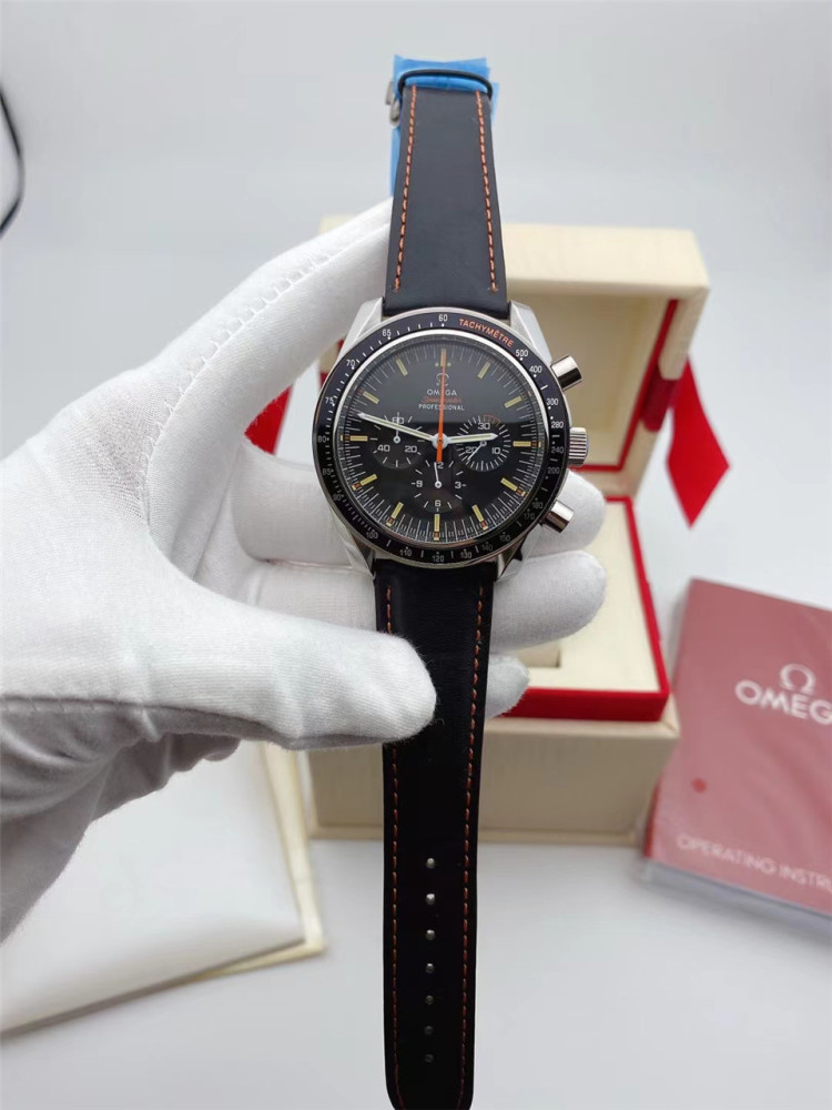 Men's Quartz Watch Chronograph 904L Stainless Steel 42mm-OG 74