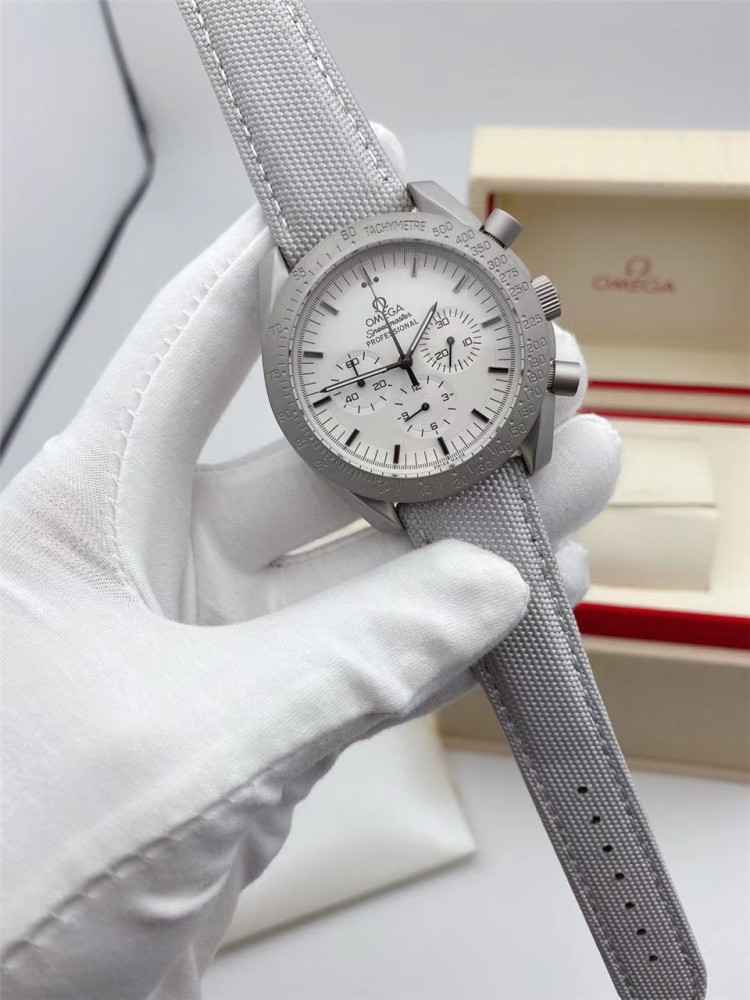 Men's Quartz Watch Chronograph 904L Stainless Steel 42mm-OG 76