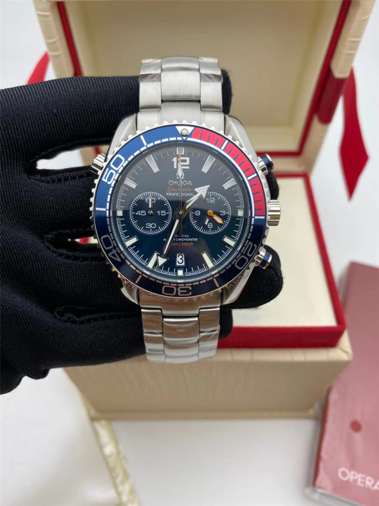 Men's Quartz Watch Chronograph 904L Stainless Steel 42mm-OG 70