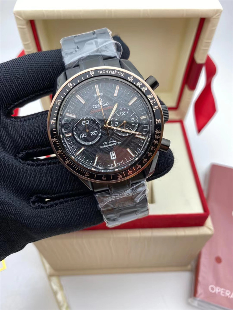 Men's Quartz Watch Chronograph 904L Stainless Steel 43mm-OG 94