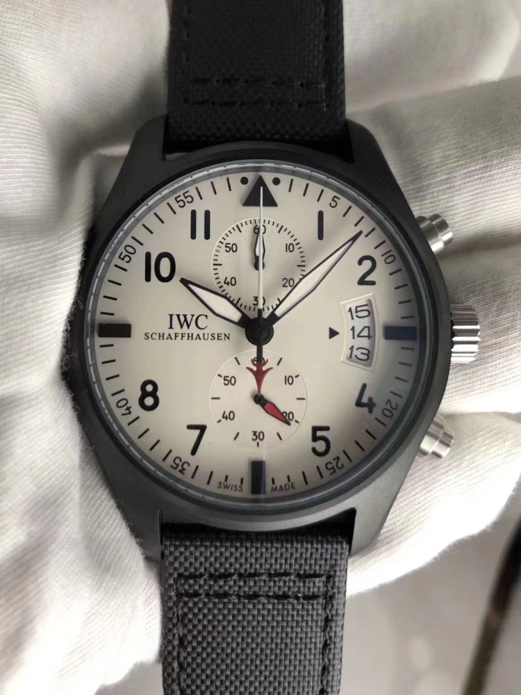 Men's Quartz Watch Chronograph 904L Stainless Steel 43mm-IC64