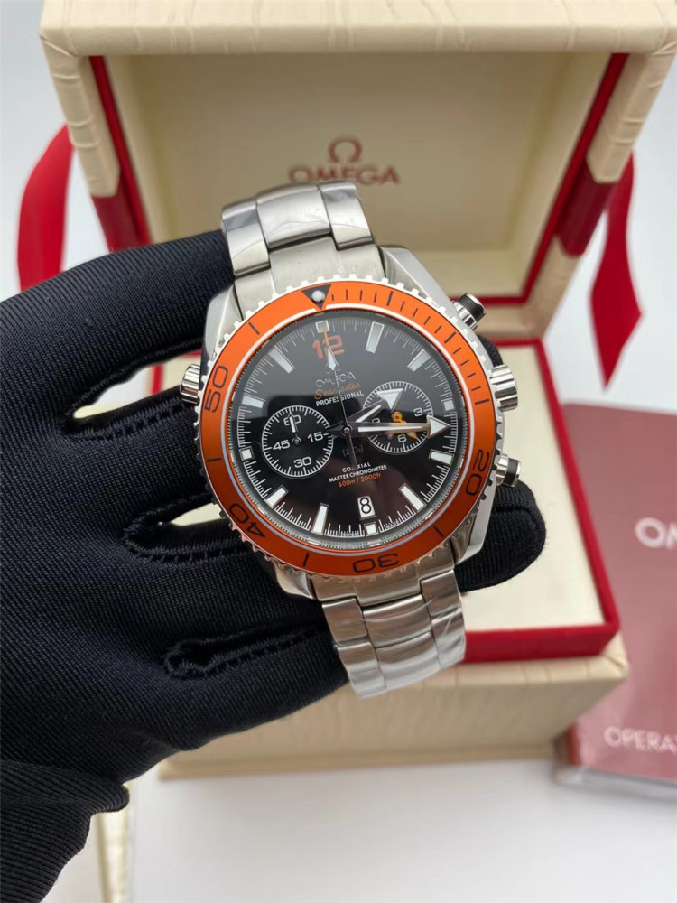 Men's Quartz Watch Chronograph 904L Stainless Steel 42mm-OG 70
