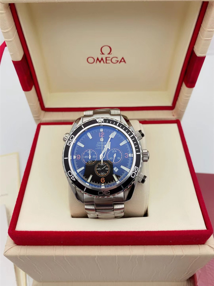Men's Quartz Watch Chronograph 904L Stainless Steel 42mm-OG 78