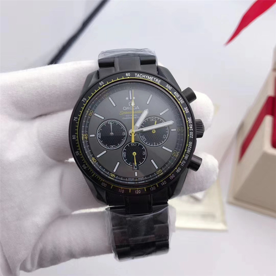 Men's Quartz Watch Chronograph 904L Stainless Steel 42mm-OG 69