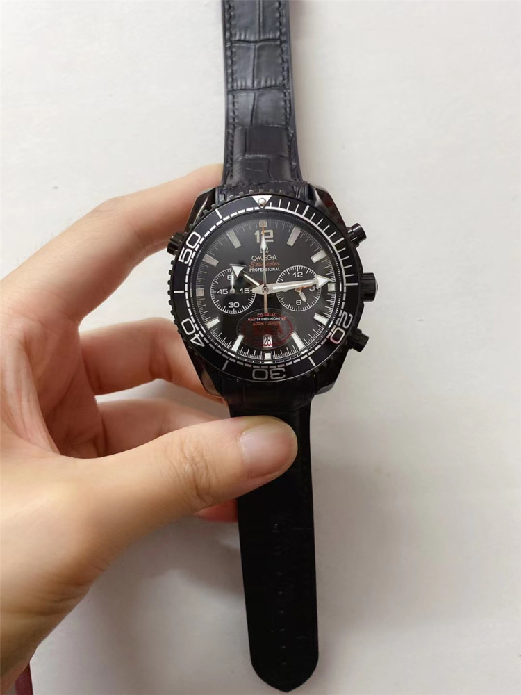 Men's Quartz Watch Chronograph 904L Stainless Steel 42mm-OG 64