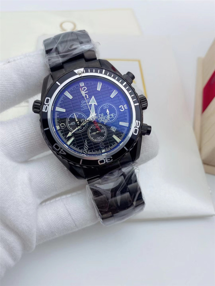 Men's Quartz Watch Chronograph 904L Stainless Steel 42mm-OG 78