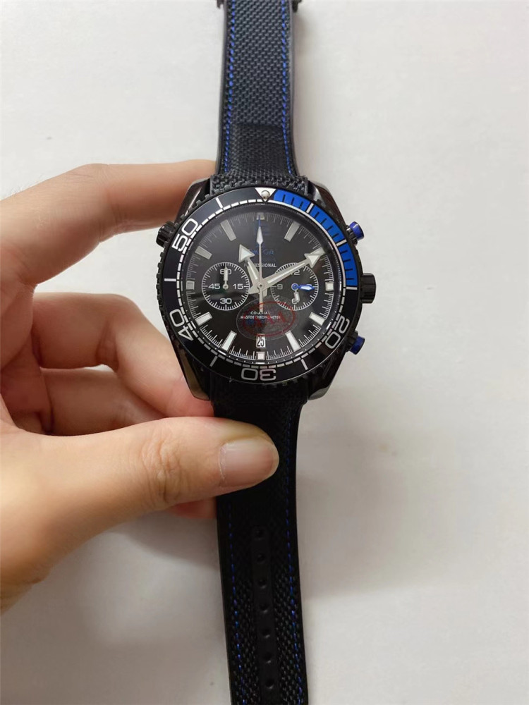 Men's Quartz Watch Chronograph 904L Stainless Steel 42mm-OG 64