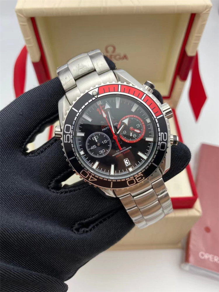 Men's Quartz Watch Chronograph 904L Stainless Steel 42mm-OG 70