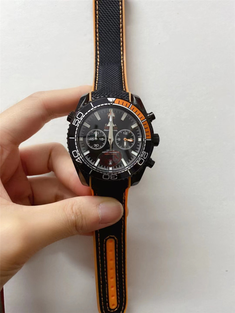 Men's Quartz Watch Chronograph 904L Stainless Steel 42mm-OG 64