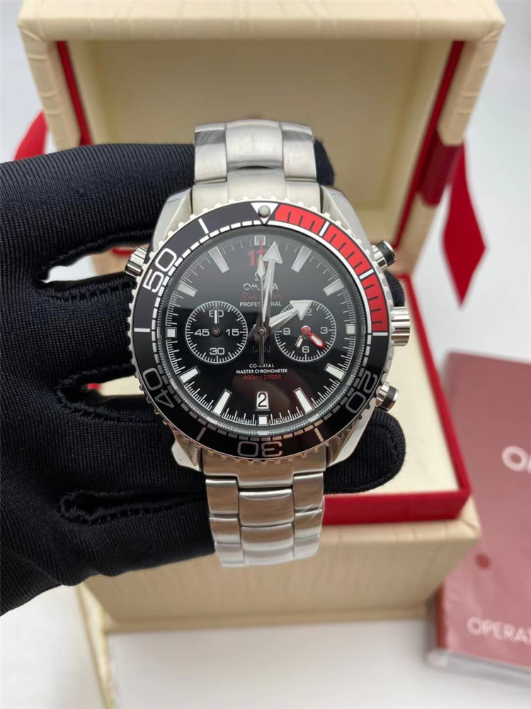Men's Quartz Watch Chronograph 904L Stainless Steel 42mm-OG 70